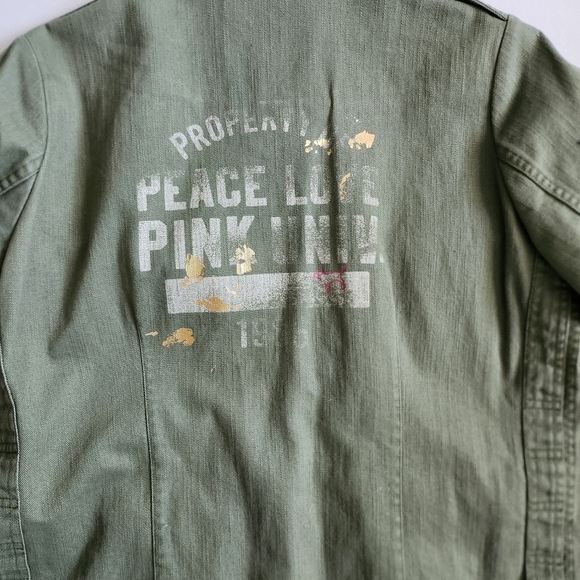PINK Victoria Secret Green‎ denim jacket - Picture 7 of 12